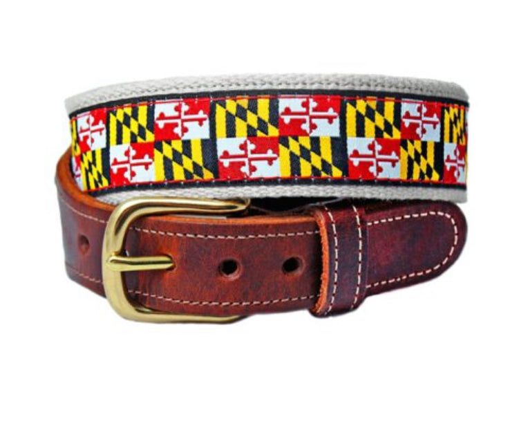 Charm City Maryland Flag Belt