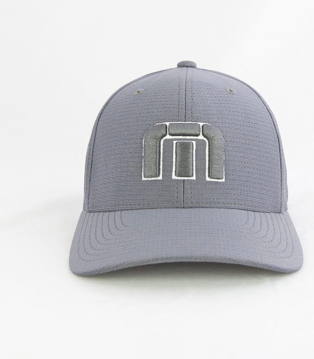 Travis Mathew logo hat-greyl