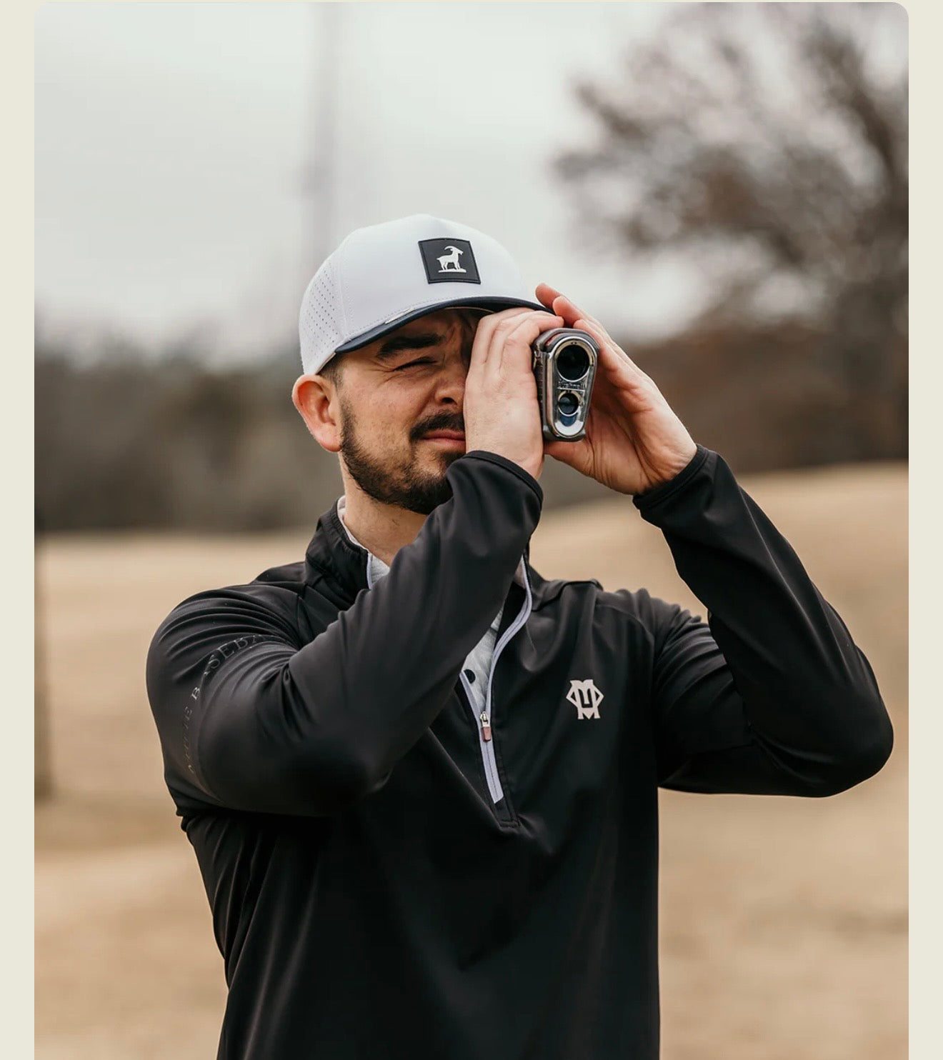 Kabra Iron Golf Hat-Black and White