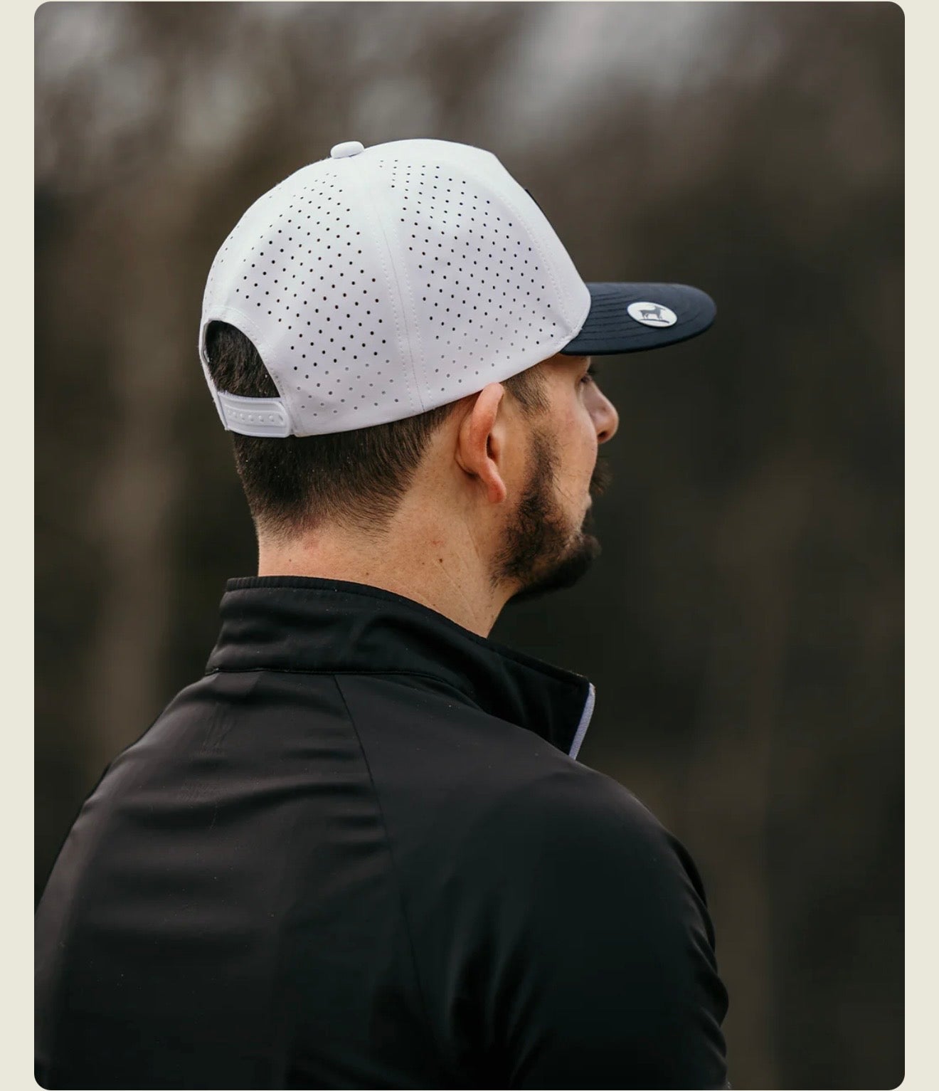 Kabra Iron Golf Hat-Black and White