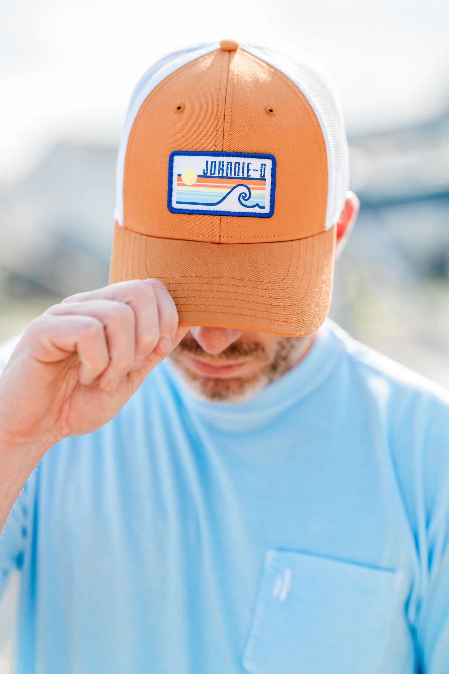 Johnnie O Sun & Wave Trucker Hat