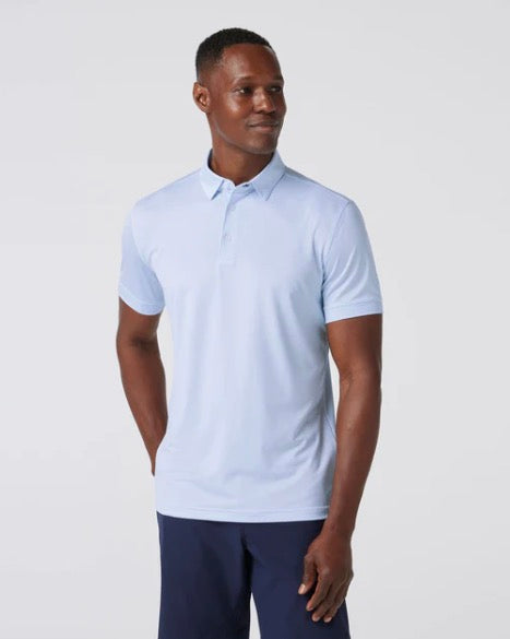 Mizzen & Main Versa Light Blue White Stripe Versa
