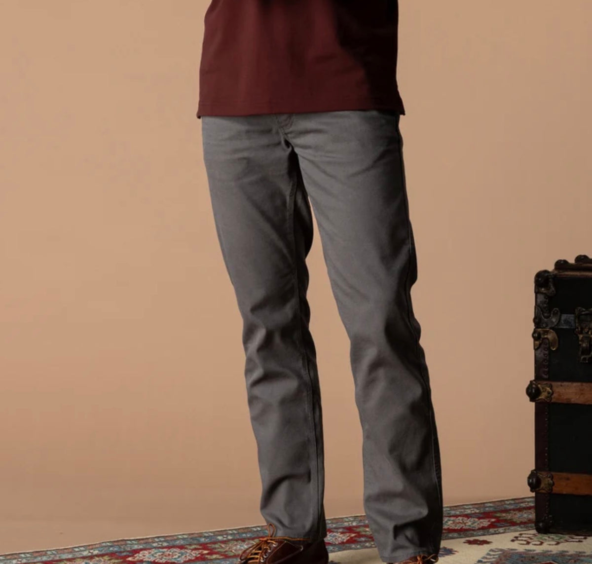 Duck Head Field Canvas Fossil Grey Pant