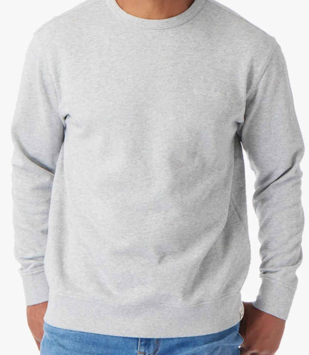 Fair Harbor Saltaire Crewneck Heather Grey