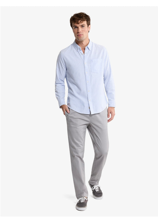 Fair Harbor Salty Oxford shirt -light blue stripe