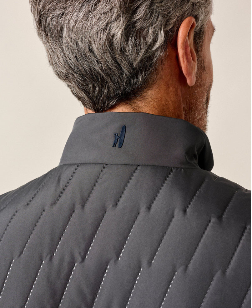 Johnnie O Belfry Dark Gray Vest