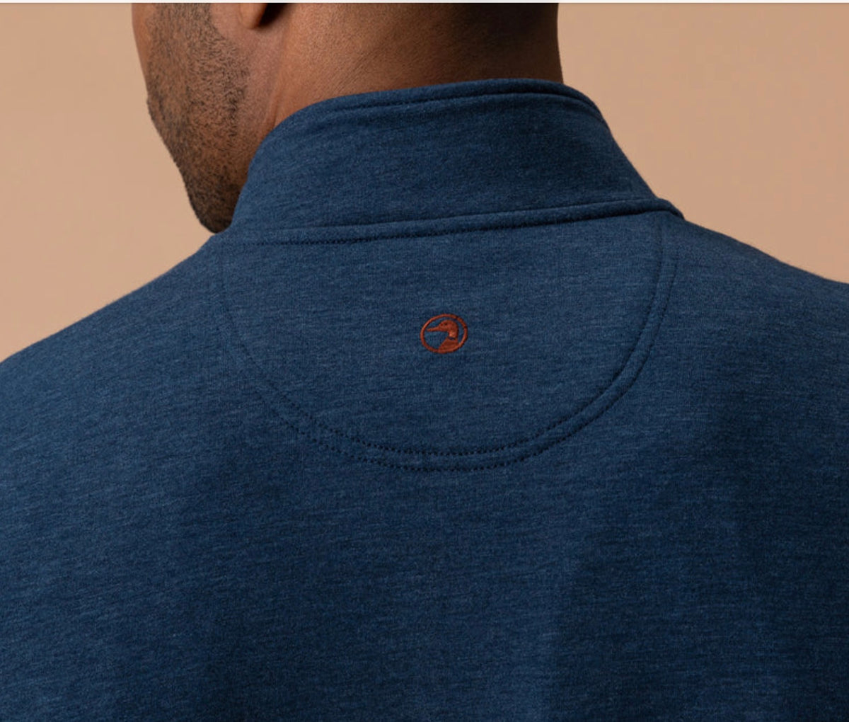 Duck Head 1/4 Zip- Navy Heather