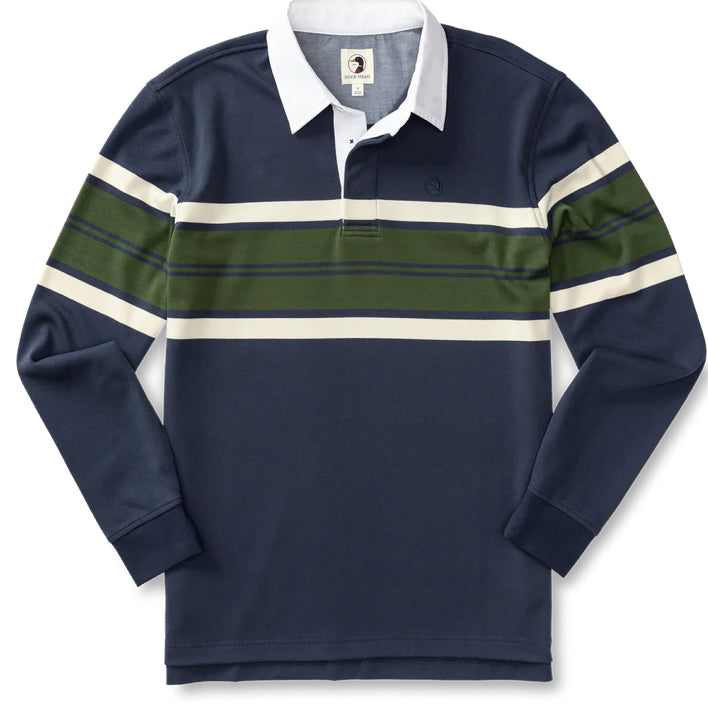 Duck Head LS Legacy Rugby Navy