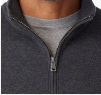 Fair Harbor Larchmont Seawool Quarter Zip Charcoal