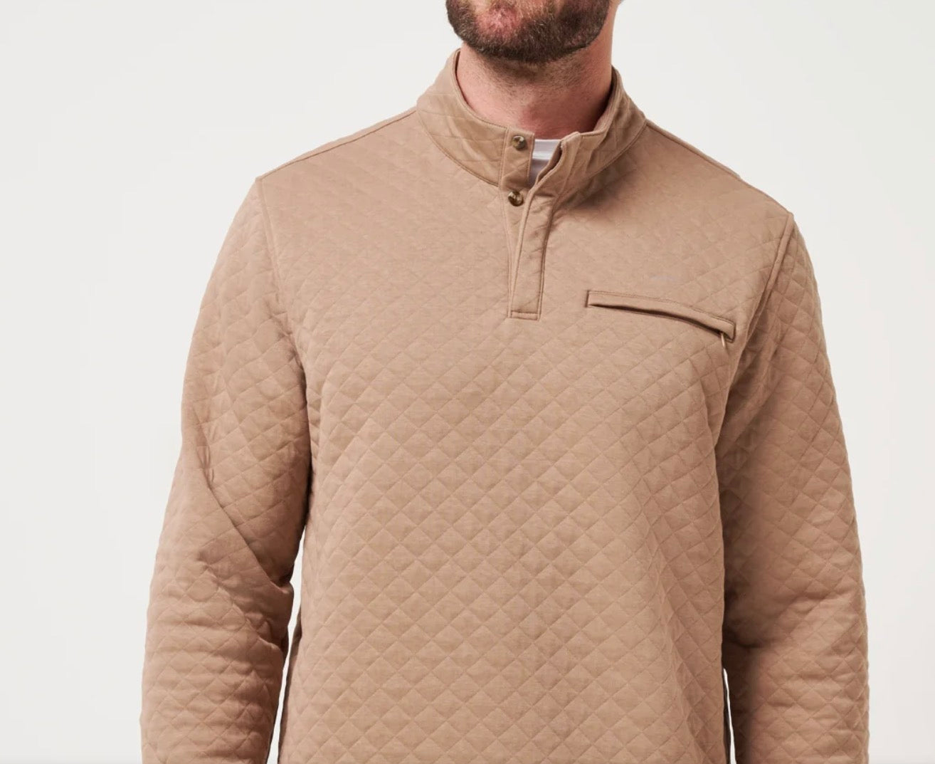 Travis Mathew Transatlantic Portabella Quarter Zip
