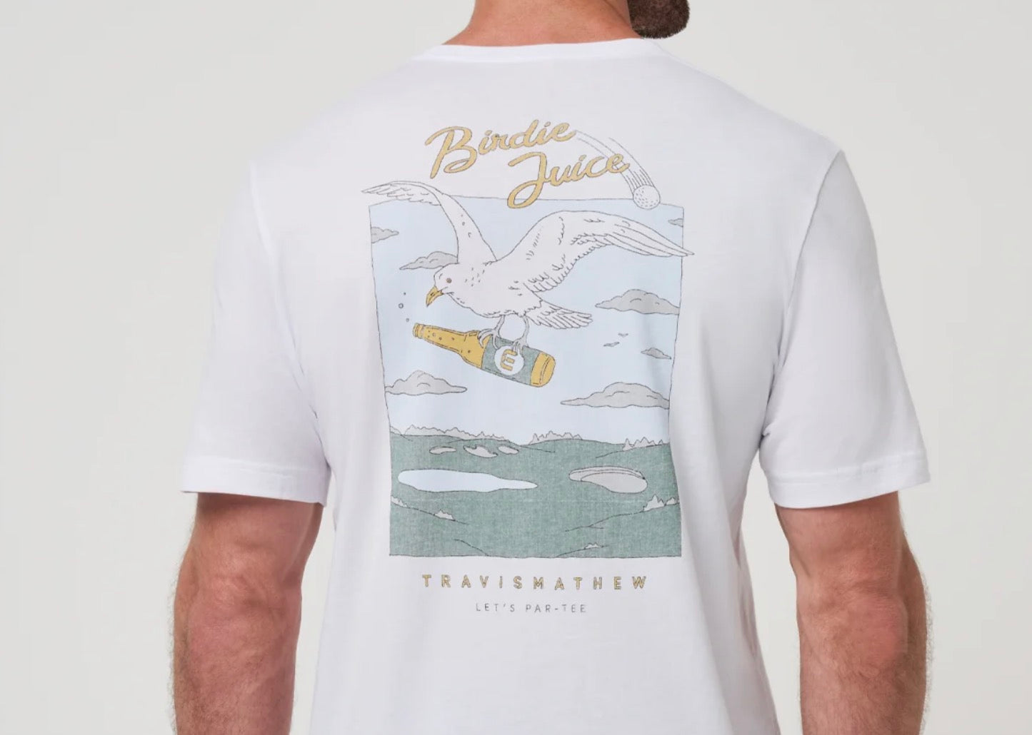 Travis Mathew Drink Ticket Birdie Juice Blue