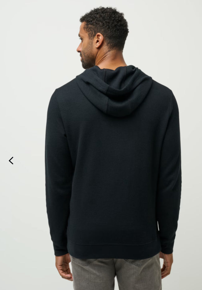 Travis Mathew Cloud Waffle Hoodie Black