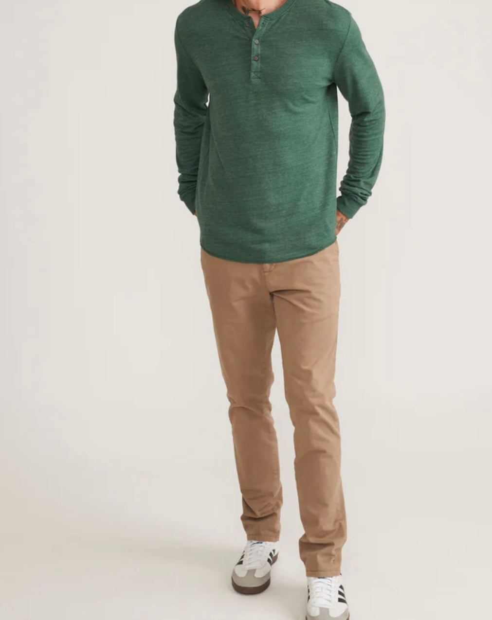 Marine Layer Pine Grove Double Knit Henley