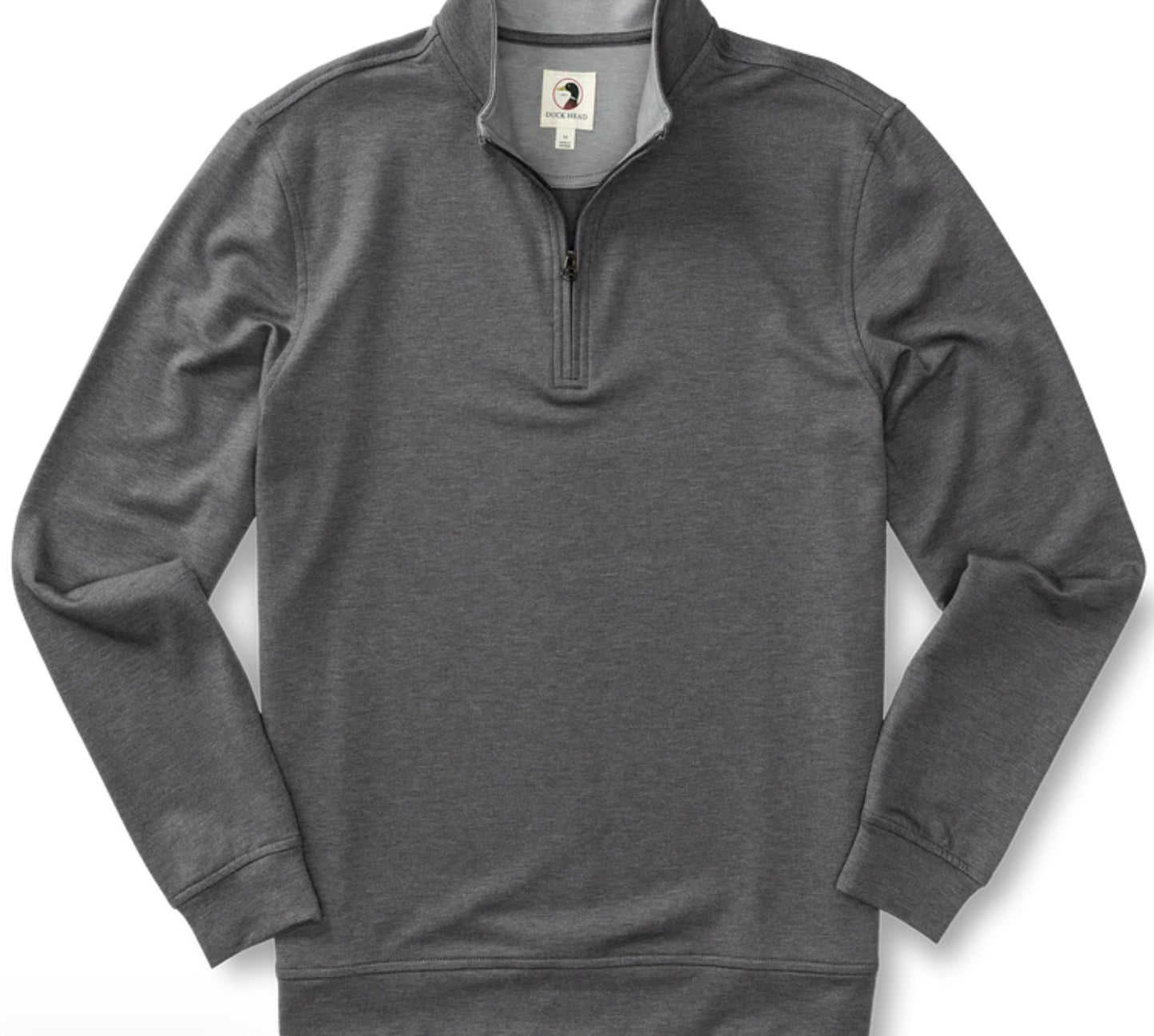 Duck Head Quarter Zip Magnet Gray