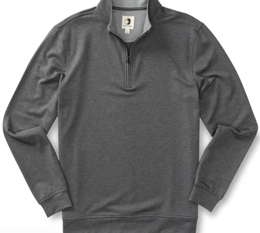 Duck Head Quarter Zip Magnet Gray