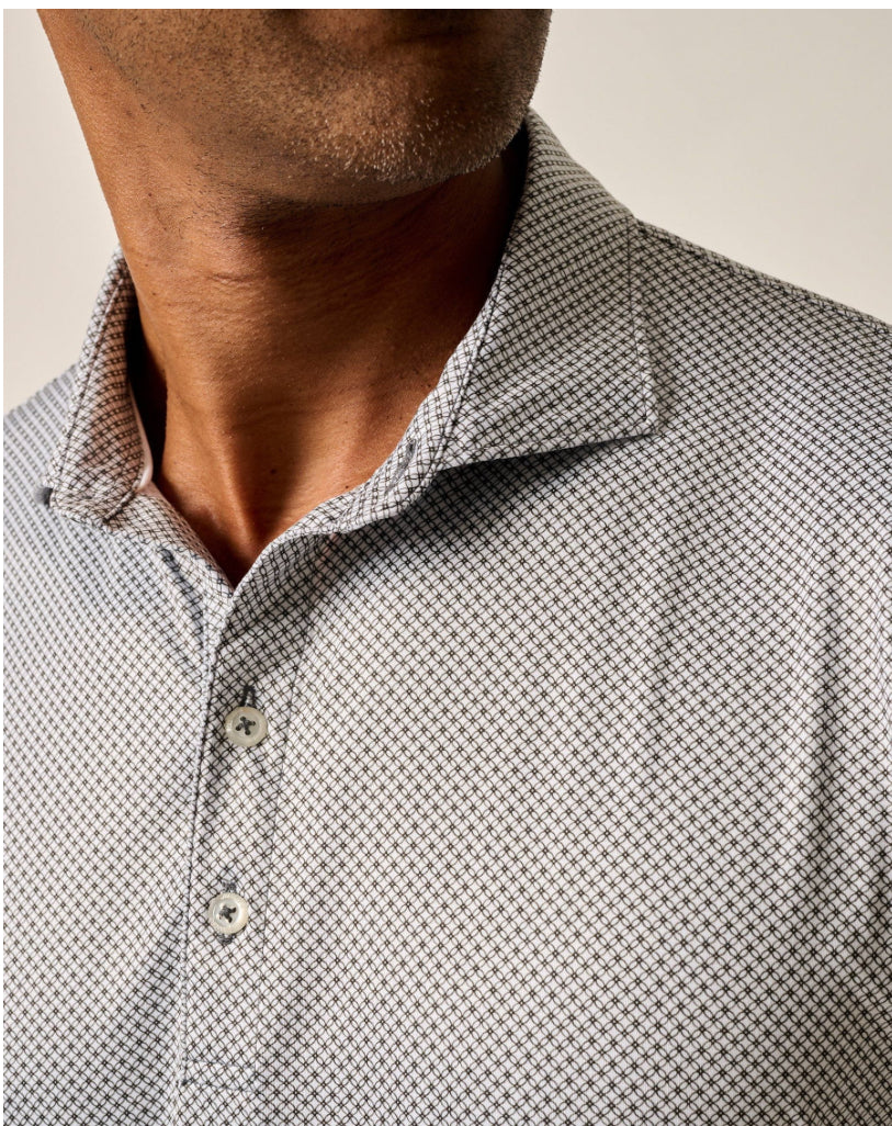Johnnie O Link Black Polo