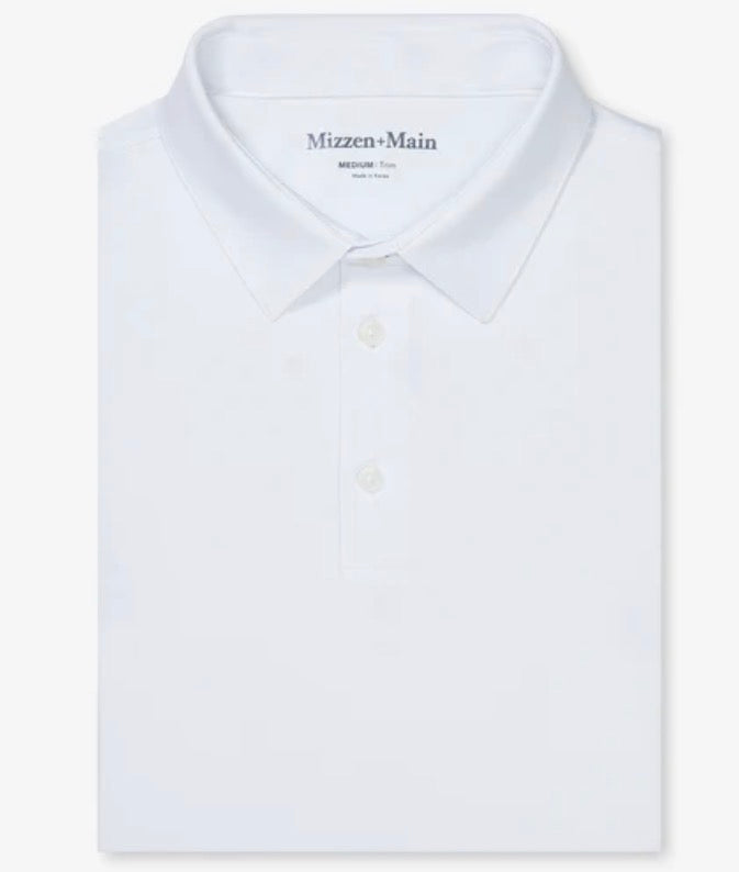 Mizzen & Main Polo White Versa Polo