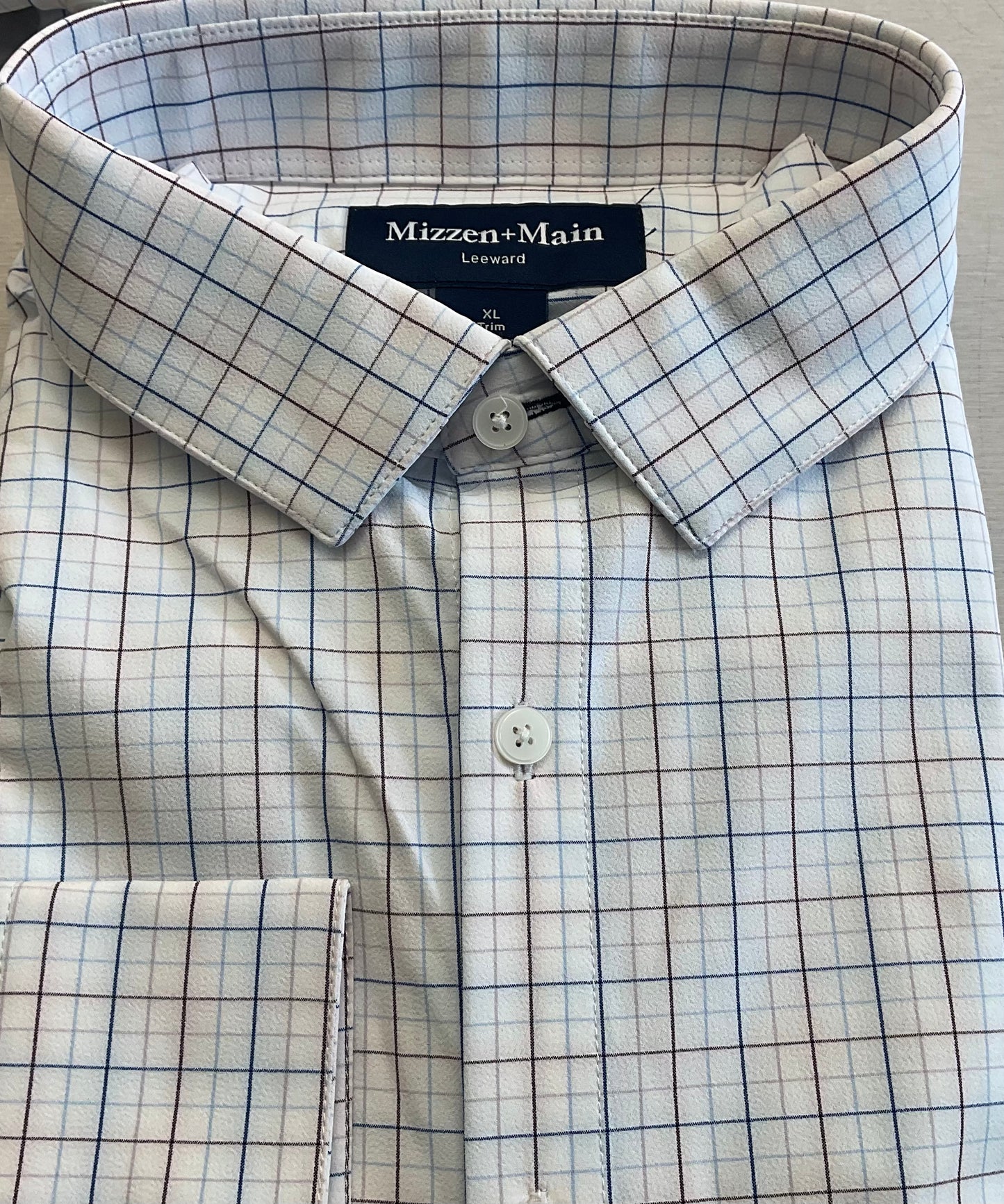 Mizzen and Main Long Sleeve Lavender Haze Jordan Plaid