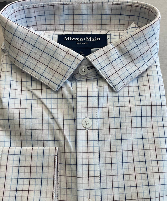 Mizzen and Main Long Sleeve Lavender Haze Jordan Plaid