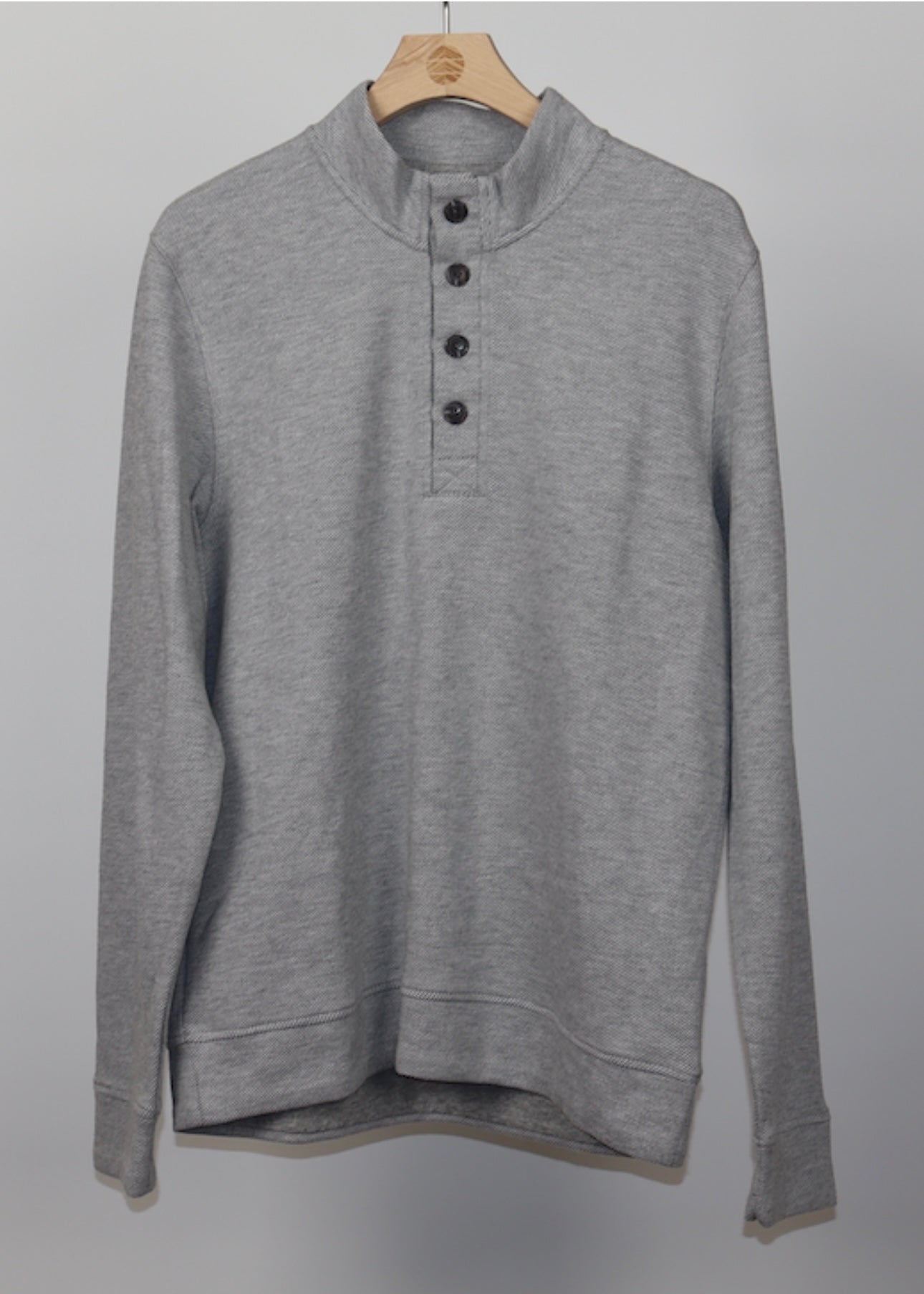 Marine Layer Pacifica Stretch Twill Pullover-Grey