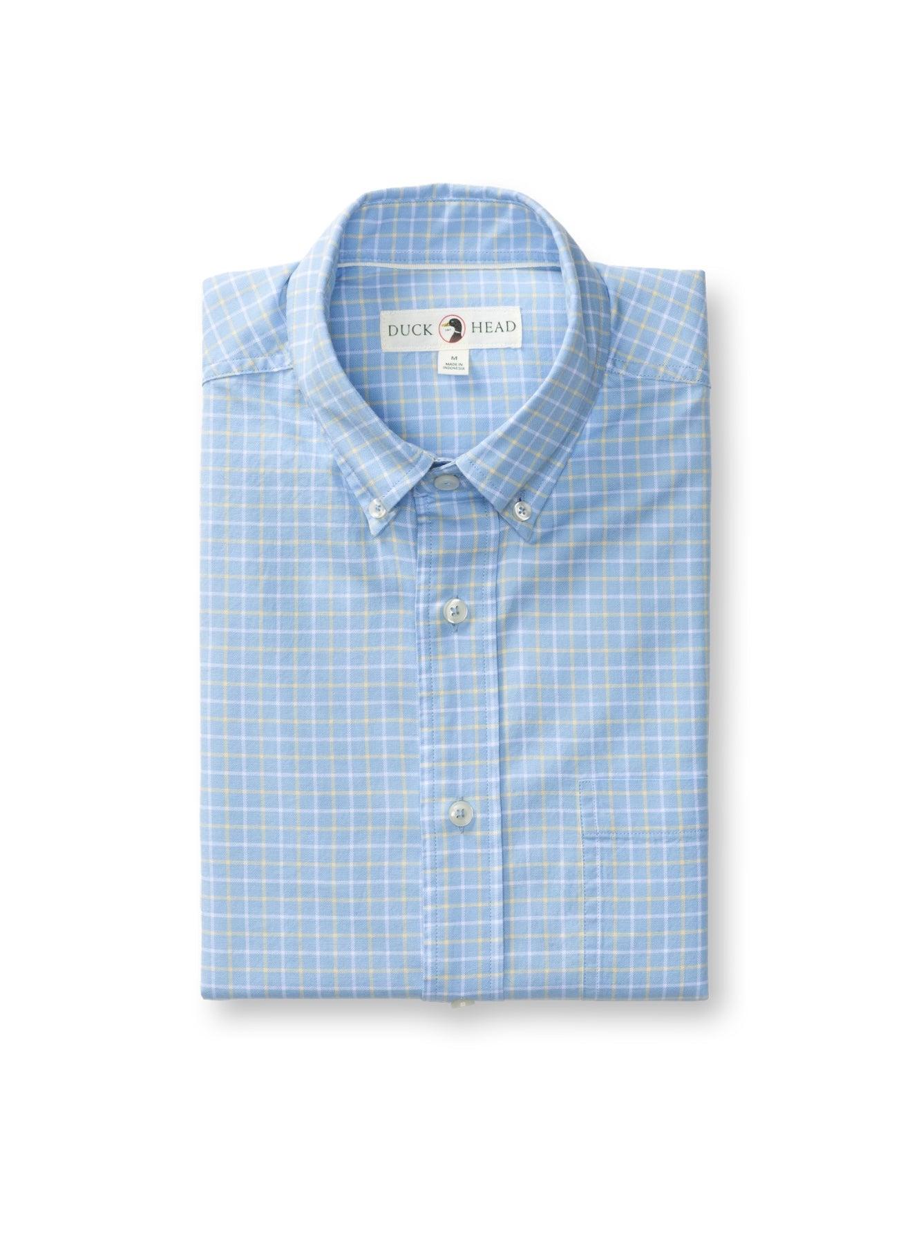 Duck Head Longsleeve Oxford Serenity Blue