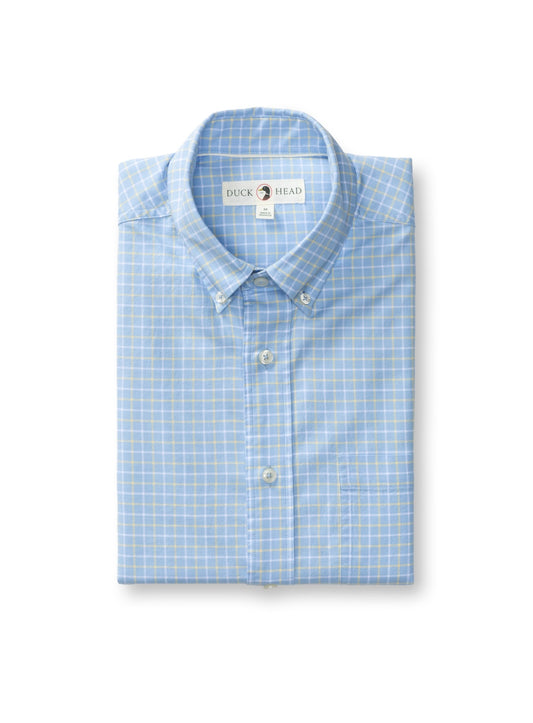 Duck Head Longsleeve Oxford Serenity Blue