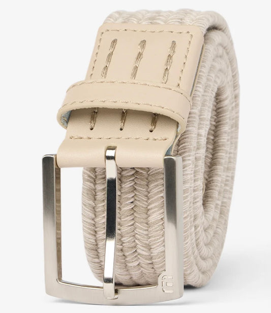 Travis Mathew Popsicle Leather Oxford Tan Belt