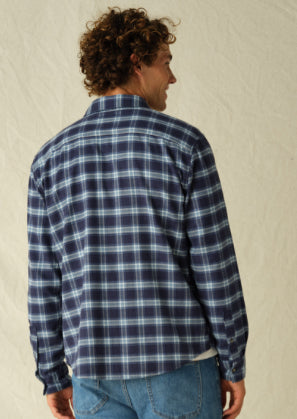 Fair Harbor Seaside Flannel Cloudy Blue Plaid