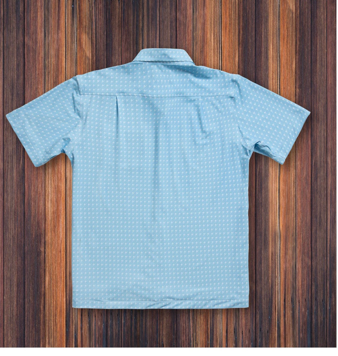 Beach and Barn Surfing Rooster Chambray/White