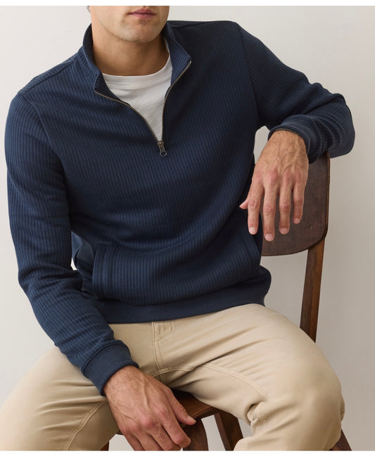Marine Layer Corbet 1/4 Zip Navy