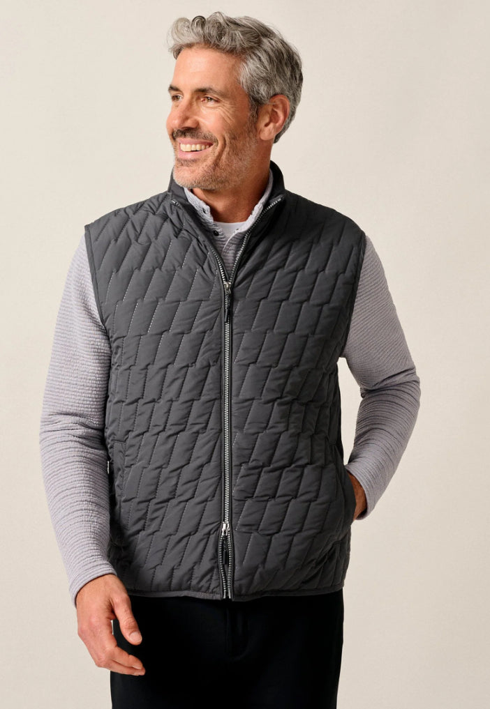 Johnnie O Belfry Dark Gray Vest