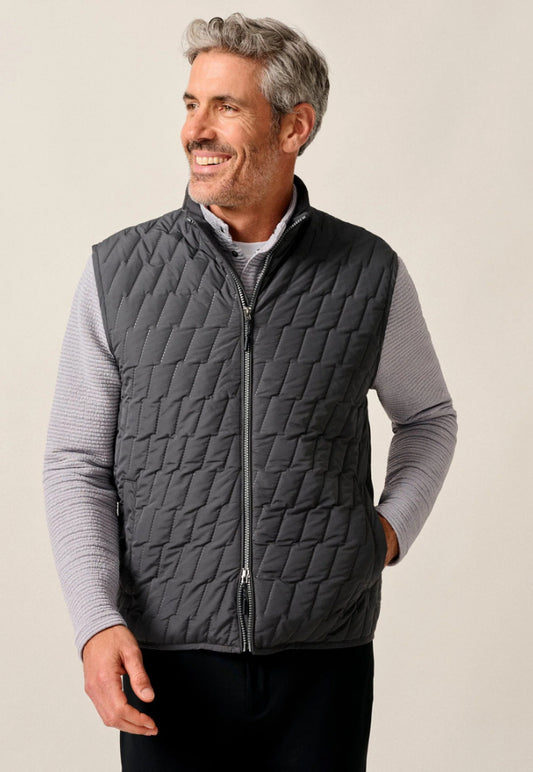 Johnnie O Belfry Dark Gray Vest