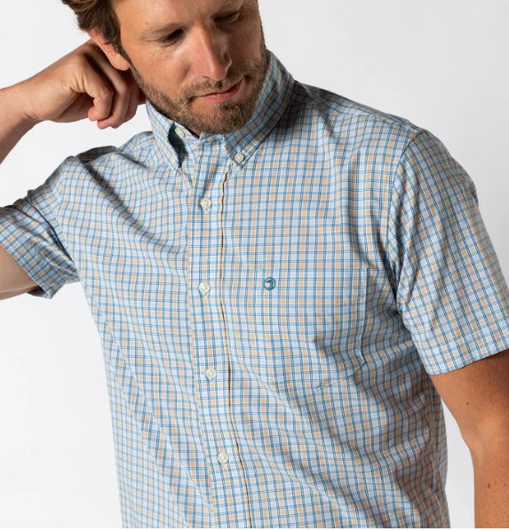 Duck Head Performance Poplin SS Oak Bluff