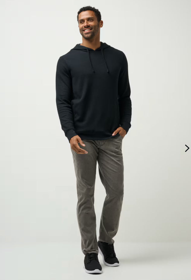 Travis Mathew Cloud Waffle Hoodie Black