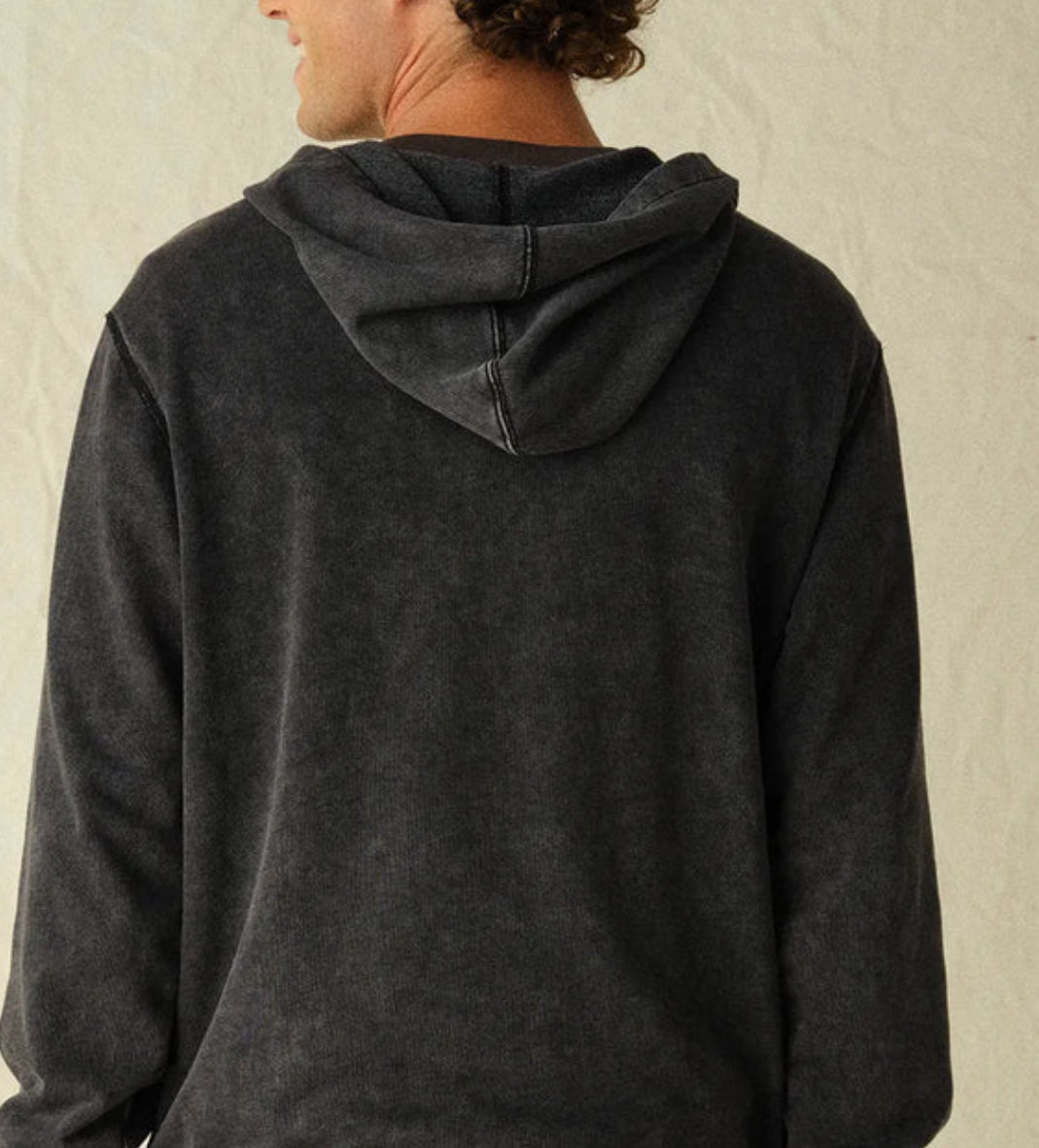 Fair Harbor Saltaire Full Zip Hoodie Black