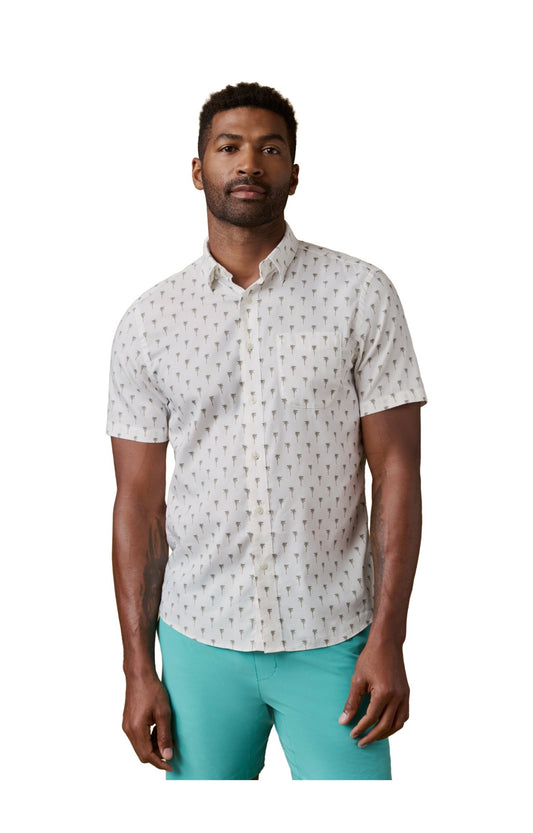 Faherty SS Movement Ivory Coastal Palm