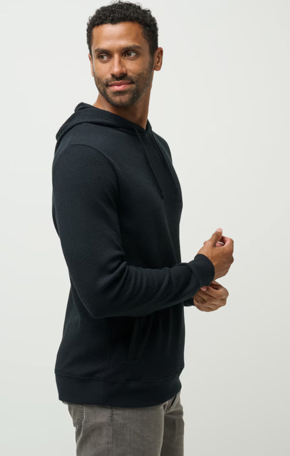 Travis Mathew Cloud Waffle Hoodie Black