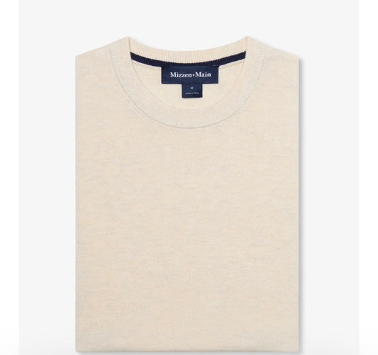 Mizzen & Main Henderson Waffle Crew Oat