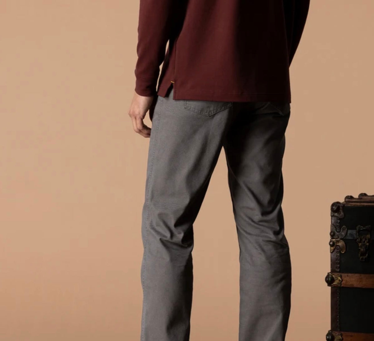 Duck Head Field Canvas Fossil Grey Pant