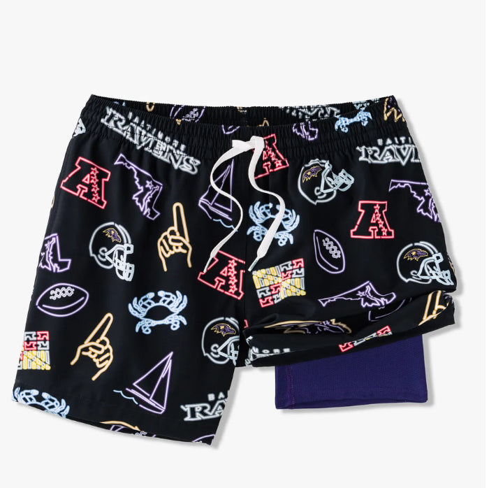 Chubbies Ravens Swim