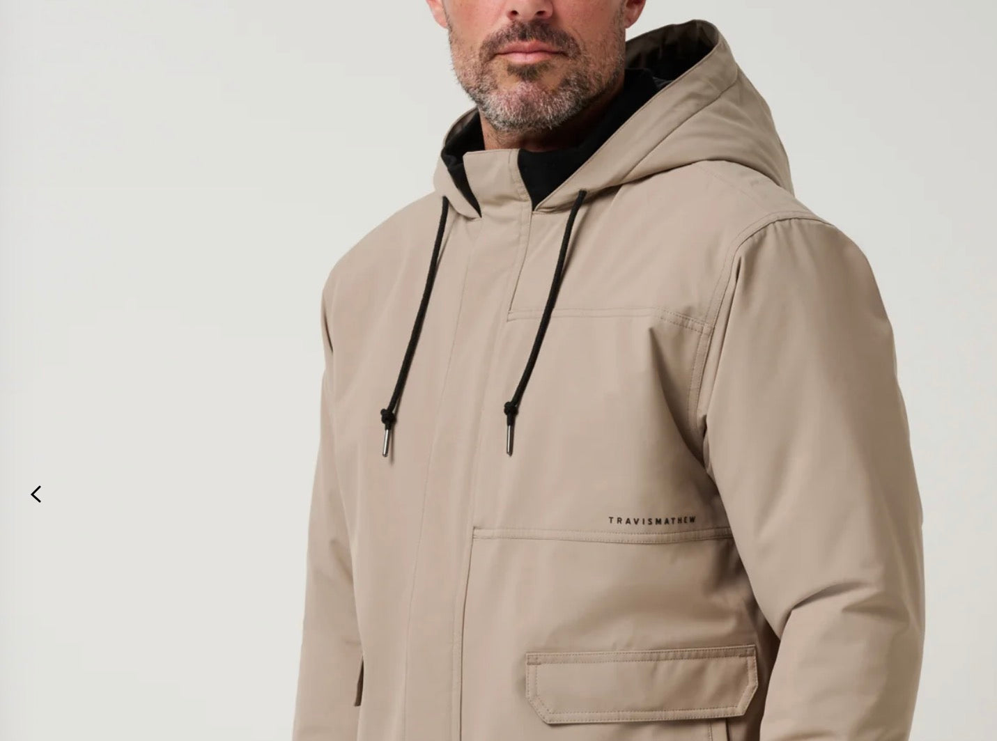 Travis Mathew Mountain Pass Jacket Roasted Cashew