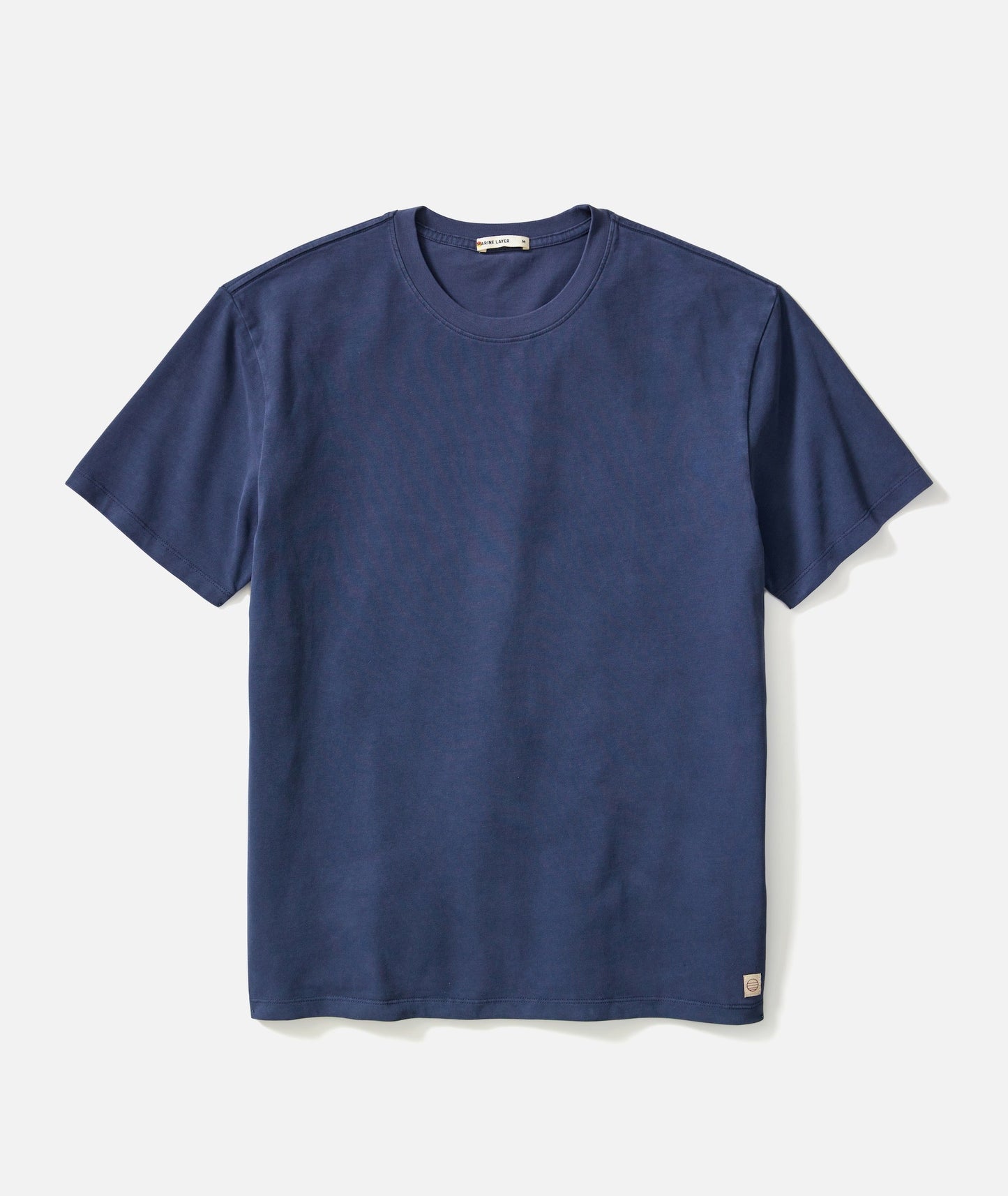 Marine Luxe Jersey Relaxed Tee in Mood Indigo