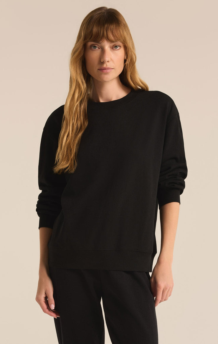 ZSupply Boyfriend Crew-Black