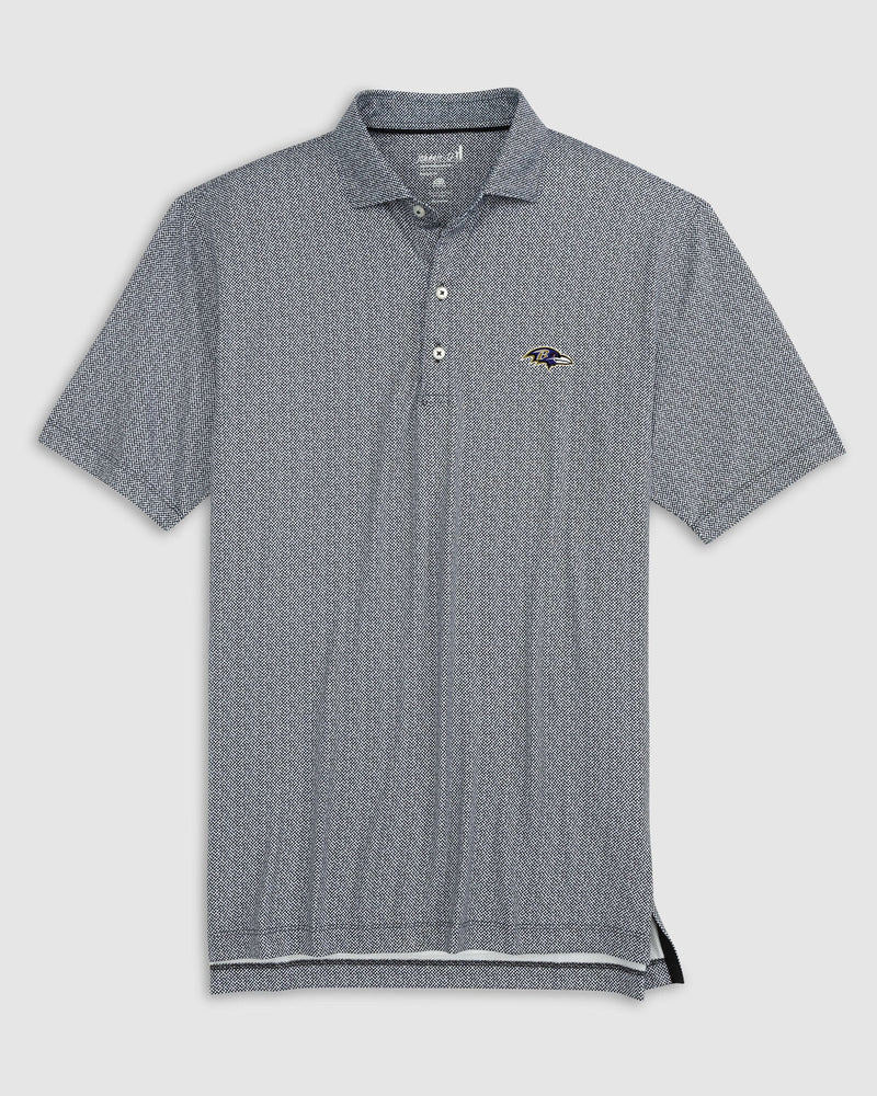 Johnnie O Baltimore Ravens Hinson Performance Jersey Polo-Black
