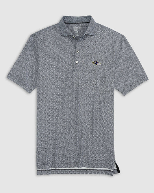 Johnnie O Baltimore Ravens Hinson Performance Jersey Polo-Black
