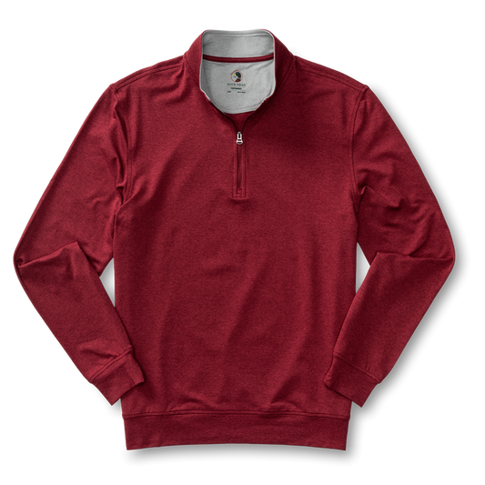 Duck Head Long Drive Performance 1/4 Zip Pullover
Deep Red