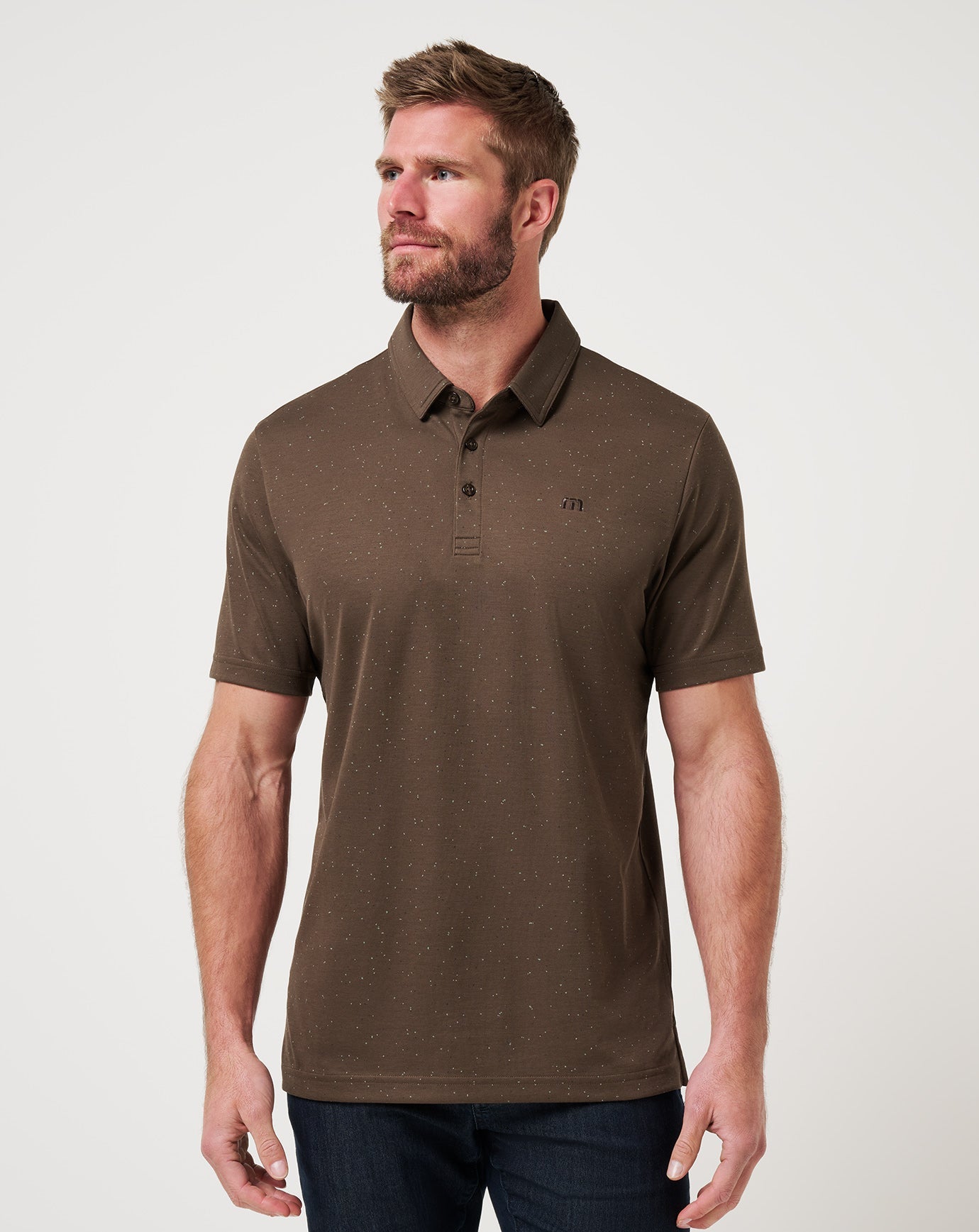 Travis Mathew Special Trip Polo- Choc