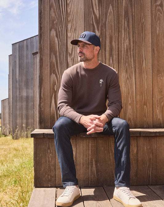 Travis Mathew Souvenr Stand Waffle Longsleeve