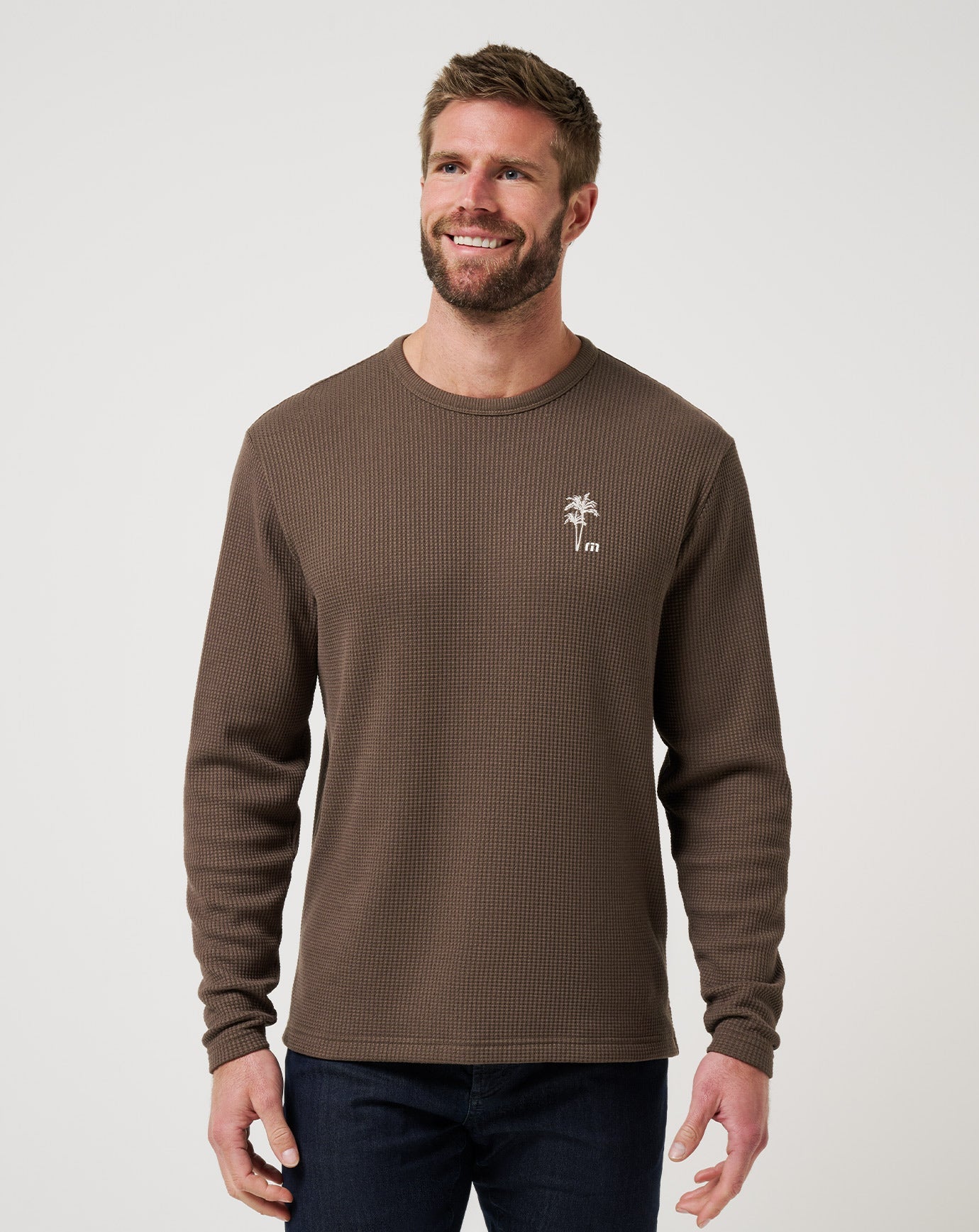 Travis Mathew Souvenr Stand Waffle Longsleeve