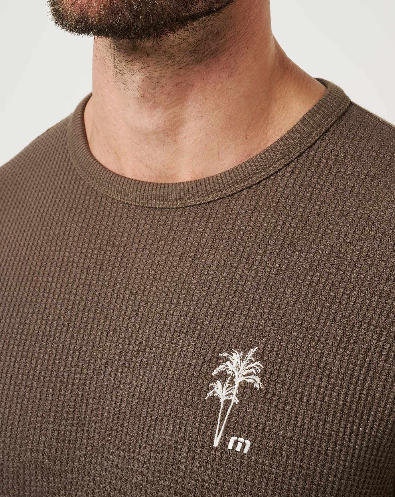 Travis Mathew Souvenr Stand Waffle Longsleeve